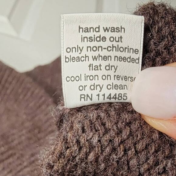 Saks Fifth Avenue Blue Shawl Collar Sweater sz XL - Picture 6 of 7